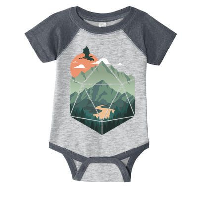 D20 Art Dungeons Lover Fantasy Gaming Infant Baby Jersey Bodysuit