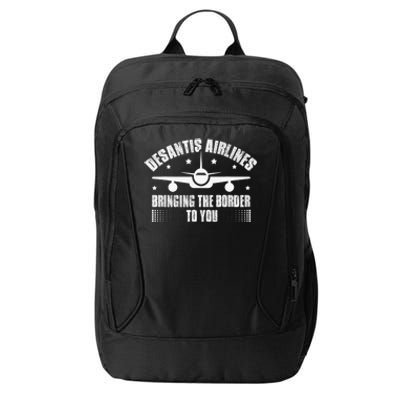 Desantis Airlines Distress Flag Bringing The Border To You City Backpack