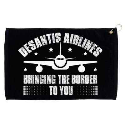 Desantis Airlines Distress Flag Bringing The Border To You Grommeted Golf Towel