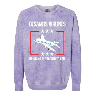 DeSantis Airlines Colorblast Crewneck Sweatshirt