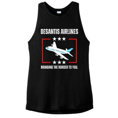 DeSantis Airlines Ladies PosiCharge Tri-Blend Wicking Tank