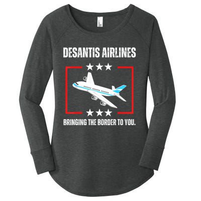 DeSantis Airlines Women's Perfect Tri Tunic Long Sleeve Shirt