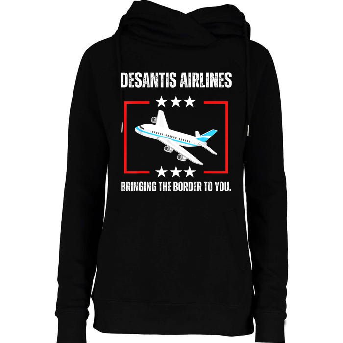 DeSantis Airlines Womens Funnel Neck Pullover Hood