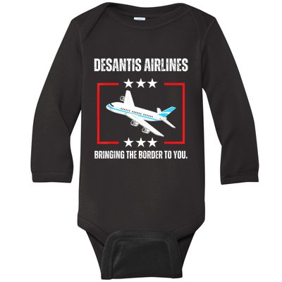 DeSantis Airlines Baby Long Sleeve Bodysuit