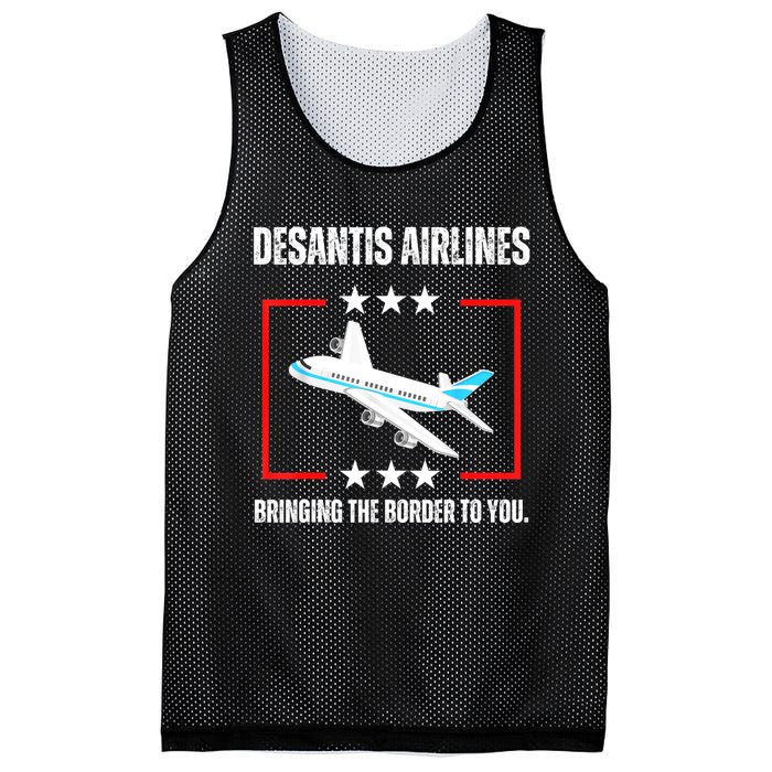 DeSantis Airlines Mesh Reversible Basketball Jersey Tank