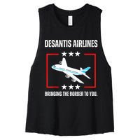 DeSantis Airlines Women's Racerback Cropped Tank