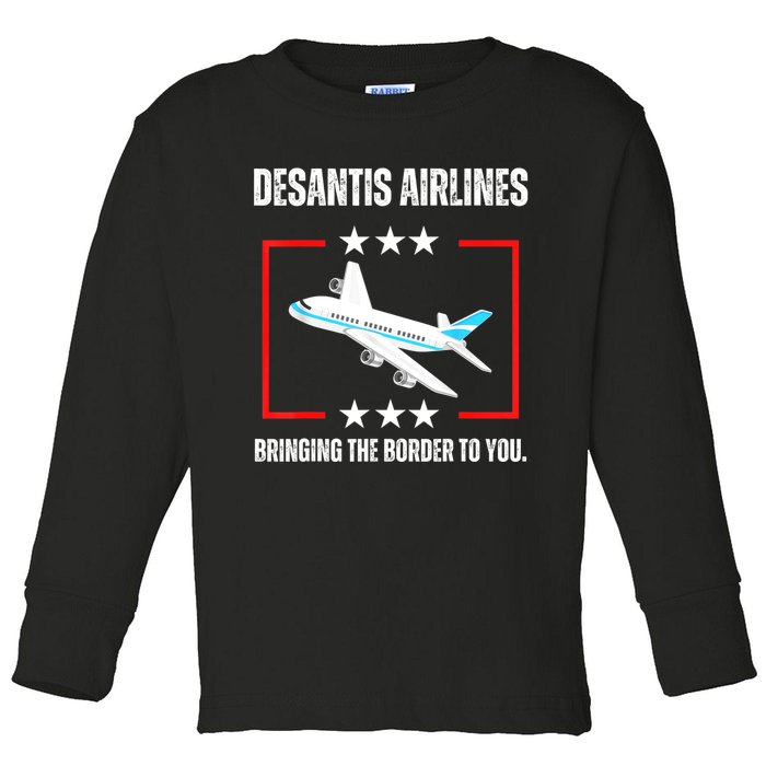 DeSantis Airlines Toddler Long Sleeve Shirt