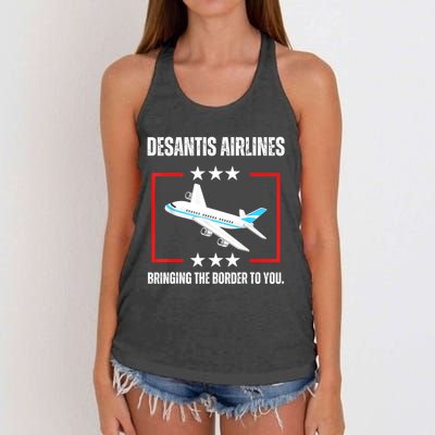 DeSantis Airlines Women's Knotted Racerback Tank