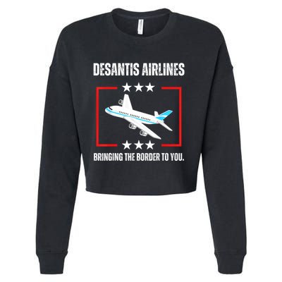 DeSantis Airlines Cropped Pullover Crew