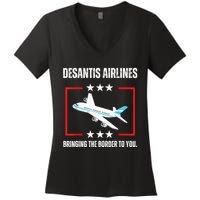 DeSantis Airlines Women's V-Neck T-Shirt