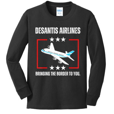 DeSantis Airlines Kids Long Sleeve Shirt