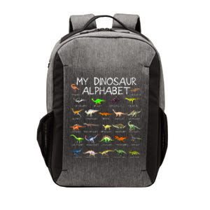 Dinosaur Alphabet Dino ABC For Kids Men Women Dinosaur Vector Backpack