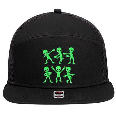 Dancing Aliens Dance Challenge 7 Panel Mesh Trucker Snapback Hat