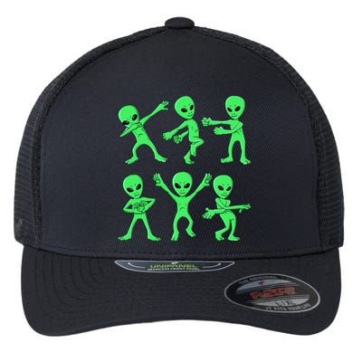 Dancing Aliens Dance Challenge Flexfit Unipanel Trucker Cap