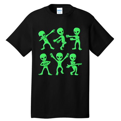 Dancing Aliens Dance Challenge Tall T-Shirt