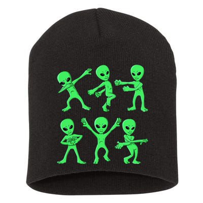 Dancing Aliens Dance Challenge Short Acrylic Beanie