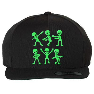 Dancing Aliens Dance Challenge Wool Snapback Cap