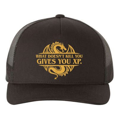 Dungeons And Dragons What Doesn't Kill You Gives You XP Yupoong Adult 5-Panel Trucker Hat