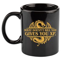 Dungeons And Dragons What Doesn't Kill You Gives You XP 11oz C Handle Ceramic Mug