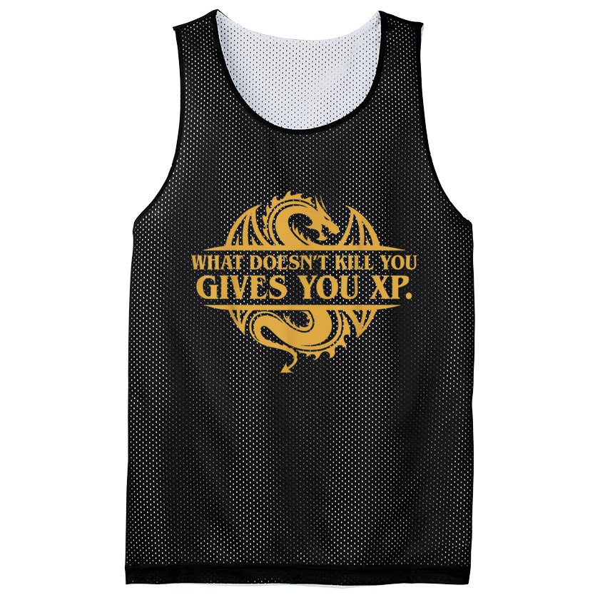 Dungeons And Dragons What Doesn't Kill You Gives You XP Mesh Reversible Basketball Jersey Tank