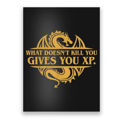 Dungeons And Dragons What Doesn't Kill You Gives You XP Poster