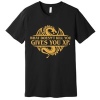 Dungeons And Dragons What Doesn't Kill You Gives You XP Premium T-Shirt