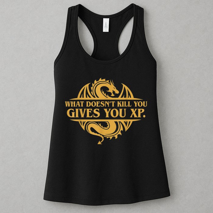 Dungeons And Dragons What Doesn't Kill You Gives You XP Womens Tank Top