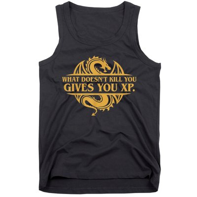 Dungeons And Dragons What Doesn't Kill You Gives You XP Tank Top