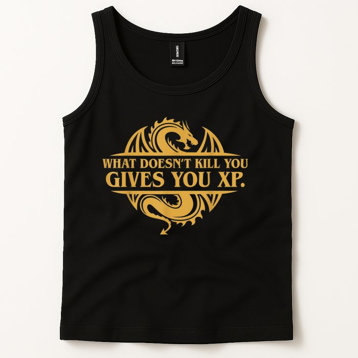 Dungeons And Dragons What Doesn't Kill You Gives You XP Tank Top