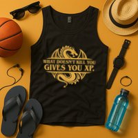Dungeons And Dragons What Doesn't Kill You Gives You XP Tank Top