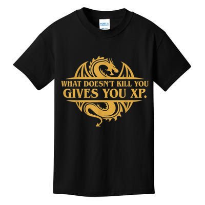 Dungeons And Dragons What Doesn't Kill You Gives You XP Kids T-Shirt
