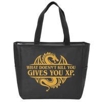 Dungeons And Dragons What Doesn't Kill You Gives You XP Zip Tote Bag
