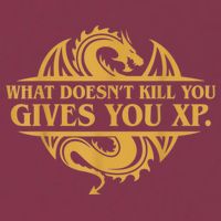 Dungeons And Dragons What Doesn't Kill You Gives You XP 16oz Travel Tumbler