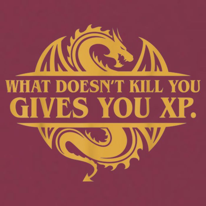 Dungeons And Dragons What Doesn't Kill You Gives You XP 16oz Travel Tumbler