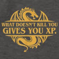 Dungeons And Dragons What Doesn't Kill You Gives You XP Vector Backpack