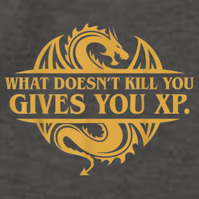 Dungeons And Dragons What Doesn't Kill You Gives You XP Vector Backpack
