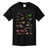 Dinosaur Alphabet Dino ABC Dinosaur Kids T-Shirt