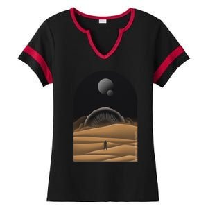 Dune Arrakis Ladies Halftime Notch Neck Tee