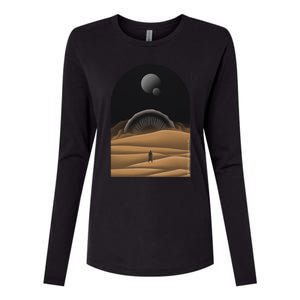 Dune Arrakis Womens Cotton Relaxed Long Sleeve T-Shirt