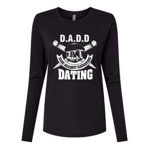 D A D D Dads Against Daughters Dating Gift Womens Cotton Relaxed Long Sleeve T-Shirt