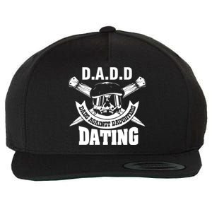 D A D D Dads Against Daughters Dating Gift Wool Snapback Cap