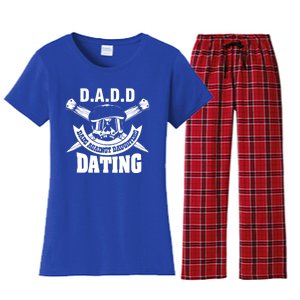 D A D D Dads Against Daughters Dating Gift Women's Flannel Pajama Set