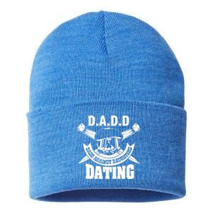 D A D D Dads Against Daughters Dating Gift Sustainable Knit Beanie