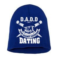 D A D D Dads Against Daughters Dating Gift Short Acrylic Beanie