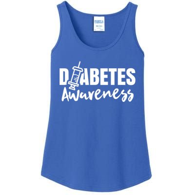 Diabetes Awareness Diabetic Insulin Diabetician Gift Ladies Essential Tank