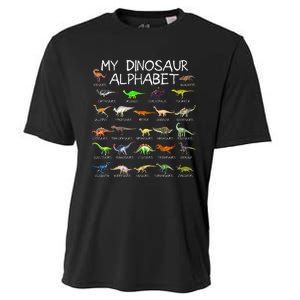 Dinosaur Alphabet Dino ABC For  Dinosaur Cooling Performance Crew T-Shirt