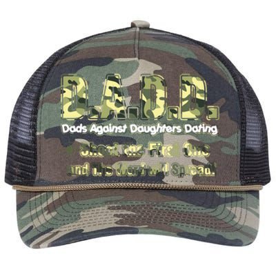 D A D D Dads Against Daughters Dating Gift Retro Rope Trucker Hat Cap