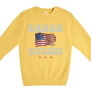 D A D D D Dads Against Daughters Dating Democrats Gift Premium Crewneck Sweatshirt