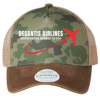 Desantis Airlines DeSantis Airlines Funny Political Trending Legacy Tie Dye Trucker Hat
