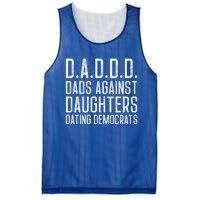 D A D D D Meaningful Gift Dads Against Daughters Dating Democrats Cute Gift Mesh Reversible Basketball Jersey Tank